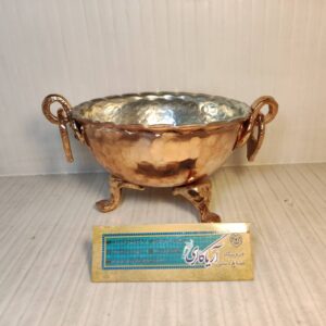 آجیلخوری مس سه پایه گوشواره