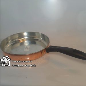 تابه مسی دسته مشکی 24سانت 
