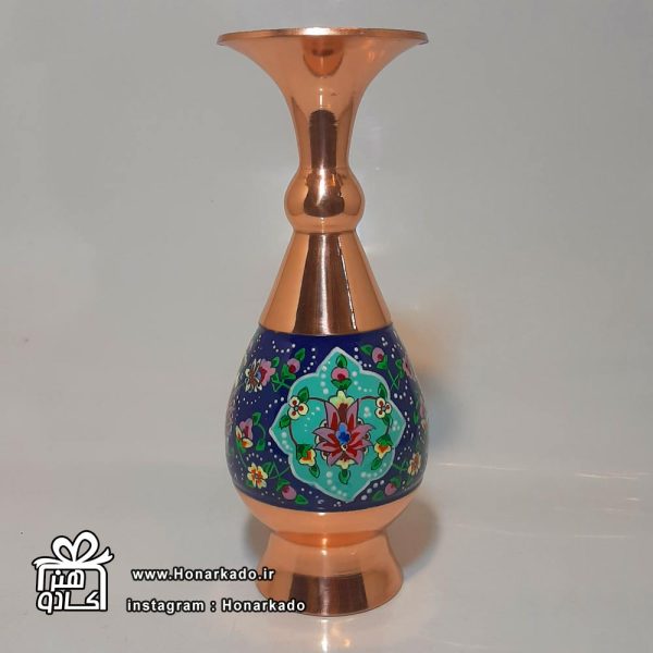 گلدان مس پرداز 20سانتیمتر