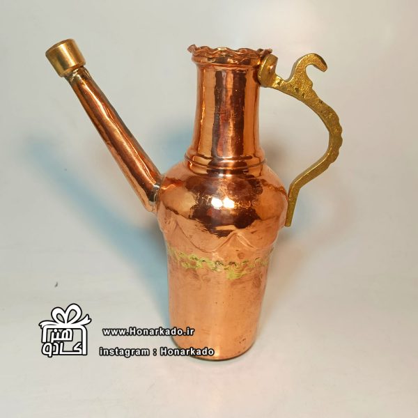 آفتابه مسی 21سانتیمتر