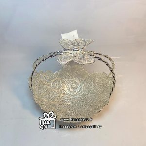 جعبه قرآن ملیله نقره 13*17سانت
