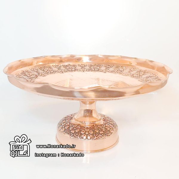 شیرینی خوری پایه دار  گلبرگ 25سانت